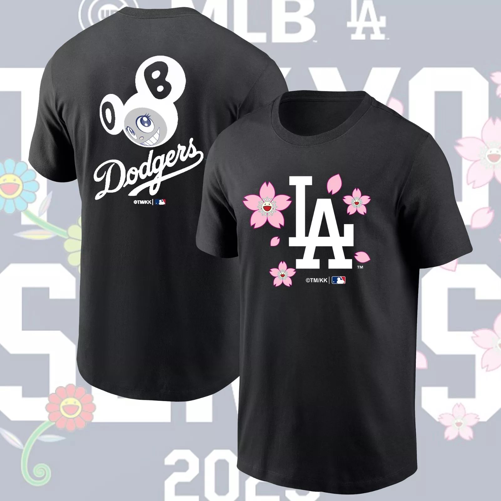 Men Los Angeles Dodgers blank black MLB 2025 Tshirt style 3
